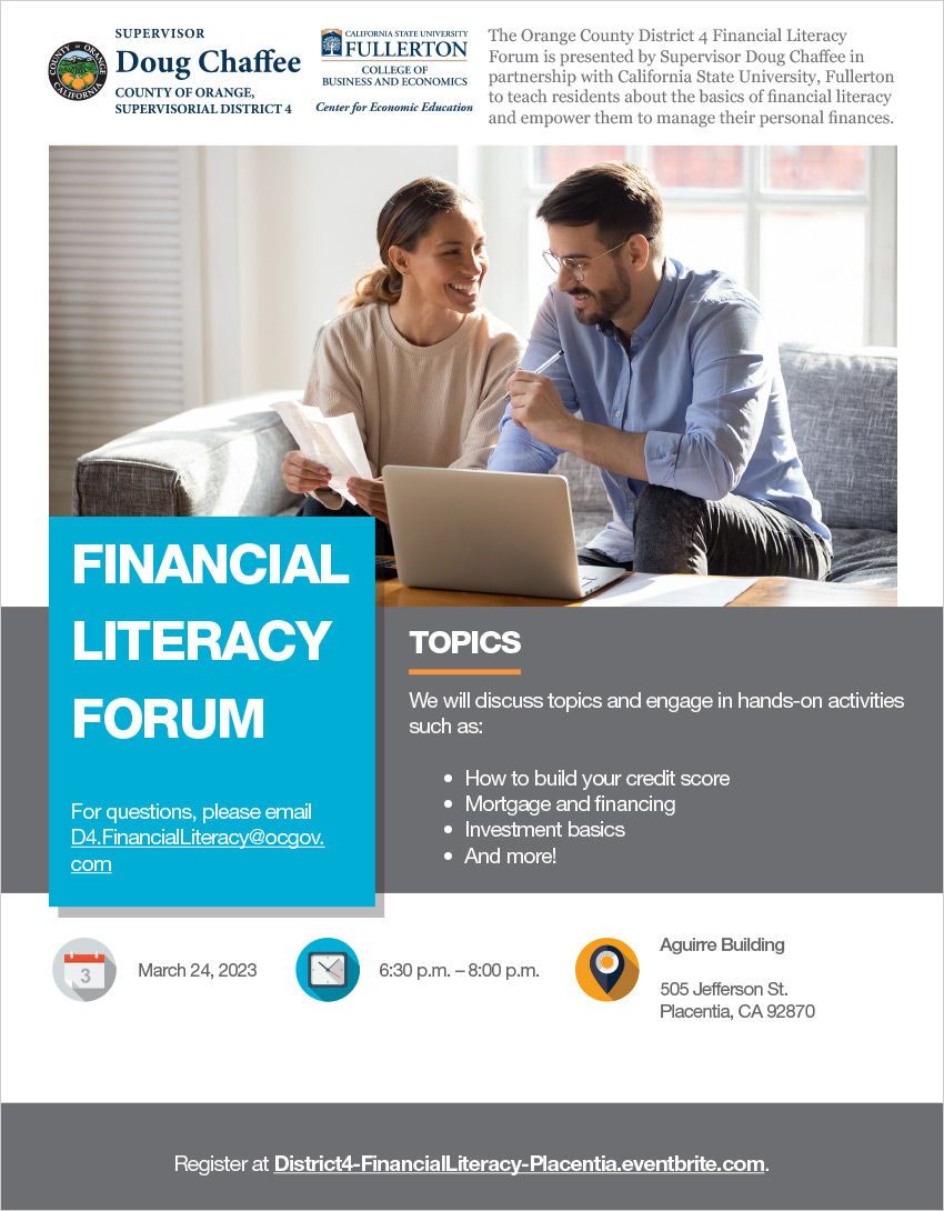 Financial Literacy Forum